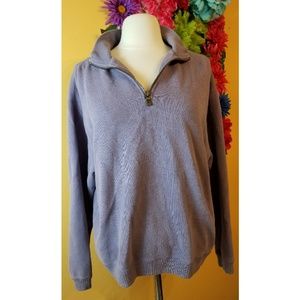 Tommy Bahama pullover sweater with zipper XS